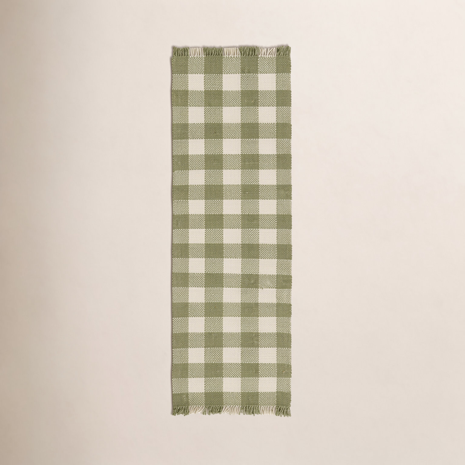 Cosette Hand-Woven Plaid Rug, Runner 2'6" x 8'