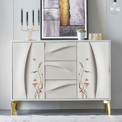 Pattern art decorative cabinets Simple lockers