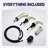 6.1" H Widespread Pull Out Sprayer 2-handle Bathroom Faucet-119623766