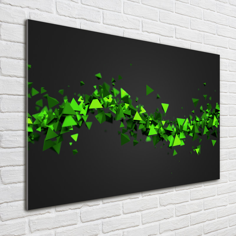 Geometric Wave - No Frame Print on Glass