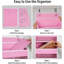 Rangement au-dessus de la porte avec 5 grandes poches - Rangement suspendu robuste pour placard, salle de bain, chambre de bébé, chambre à coucher et dortoir