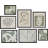 " Collage Matisse Style Faces Plant Variety " 7 - Pieces-92584110