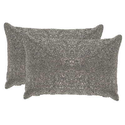 Appliqued Feather Throw Pillow
