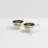 Small Clear Elevated Feeder with Silver Bowls-1580976700