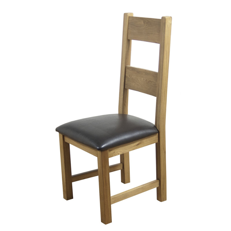 Ashly Upholstered Ladder Back Side Chair, Padded