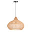 Luminaire suspendu en rotin naturel 1 lumière-105891634