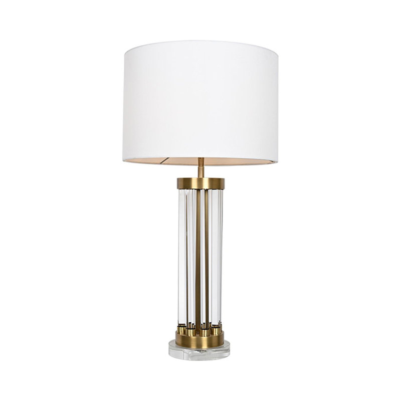 Consus 29.1'' Antique Brass/Clear Table Lamp