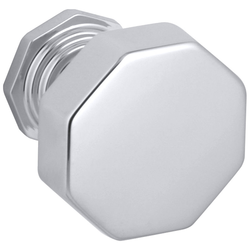 Poignée géométrique Pinstripe® 1,25 po, Chrome poli
