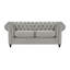 Burks 3 Seater Velvet Sofa-1305899592