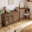 Coiffeuse avec miroir lumineux, 3 tiroirs