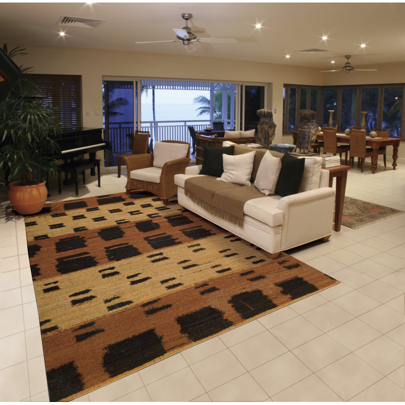 Wool Geometric Indoor Rug, Rectangle 8' x 10'
