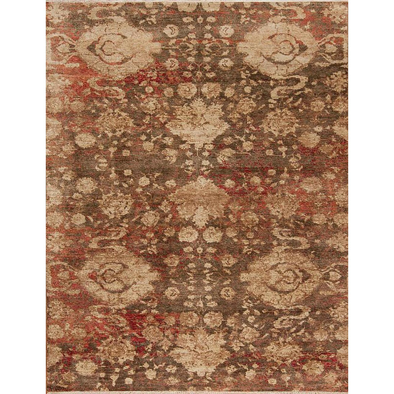 Shangri-La Hand Knotted Wool Indoor Rug, Rectangle 8' x 10'