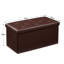 Massas 76cm Wide Faux Leather Tufted Rectangle Solid Colour Ottoman with Storage-1131059683
