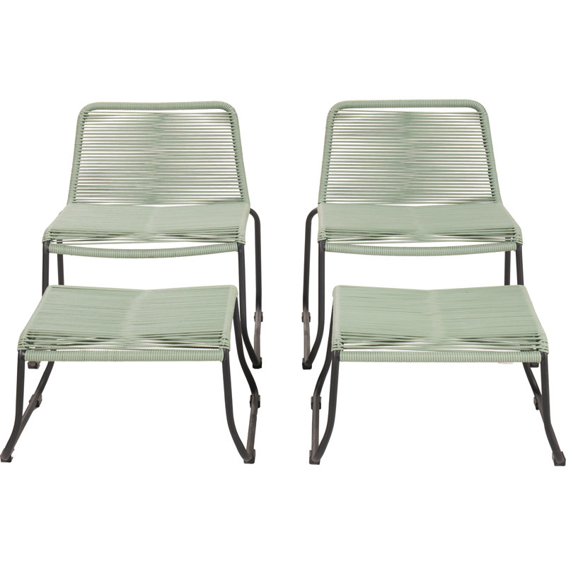 Wernersville 72cm Long Double Chaise, Wasabi