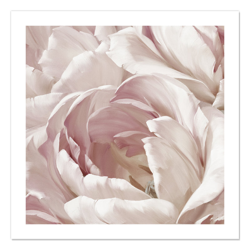 Intime rosé II - photographie, H 31 po x l 31 po x P 0,1 po, Papier imprimé