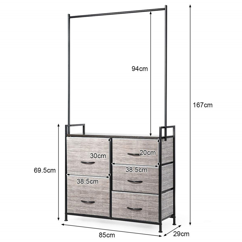 85cm Clothing Rack