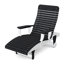 Chaise longue inclinable Signature