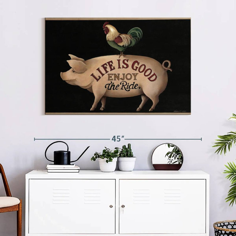Life Is Good Enjoy The Ride, 26" H x 39" W