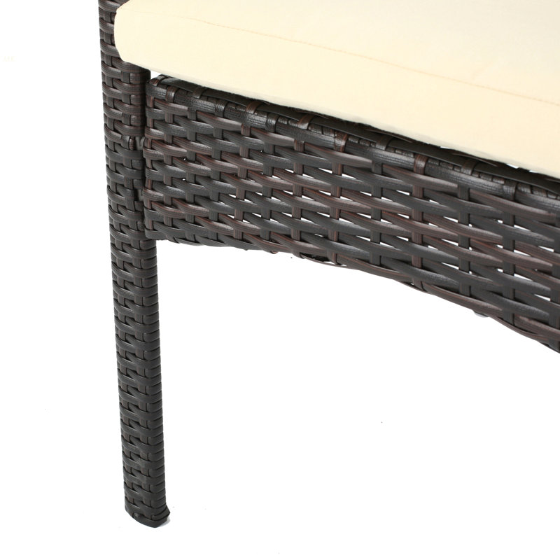 [Set Of 2] CORDOBA KD PE WICKER DINING CHAIR, Beige
