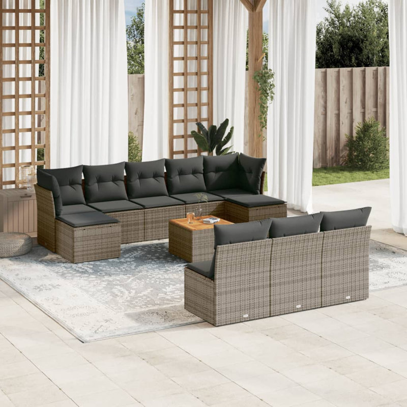 Ensemble de canapé de jardin Vidaxl