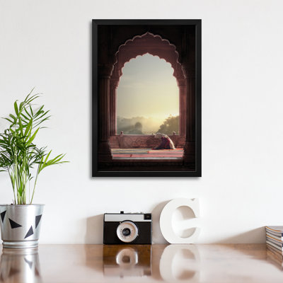 Prayer Premium Framed Poster by Nadav Jonas