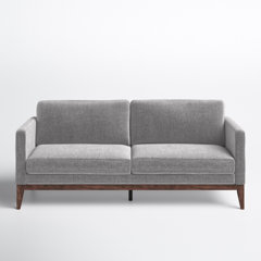 Avendale Linen Blend Sofa – Made in the USA With Bench Seat