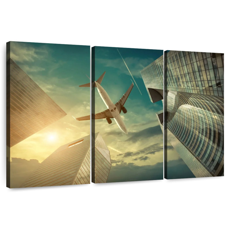 Mehar High Flight Aircraft, 32" H x 50" W