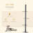 Floor-To-Ceiling Cat Tree Cat Climbing Tower With Sisal-Covered Scratching Posts