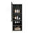 Medicine Single Door Cabinet  32" H, Two External Shelves, Two Interior Shelves, Smokey Oak-1519903674