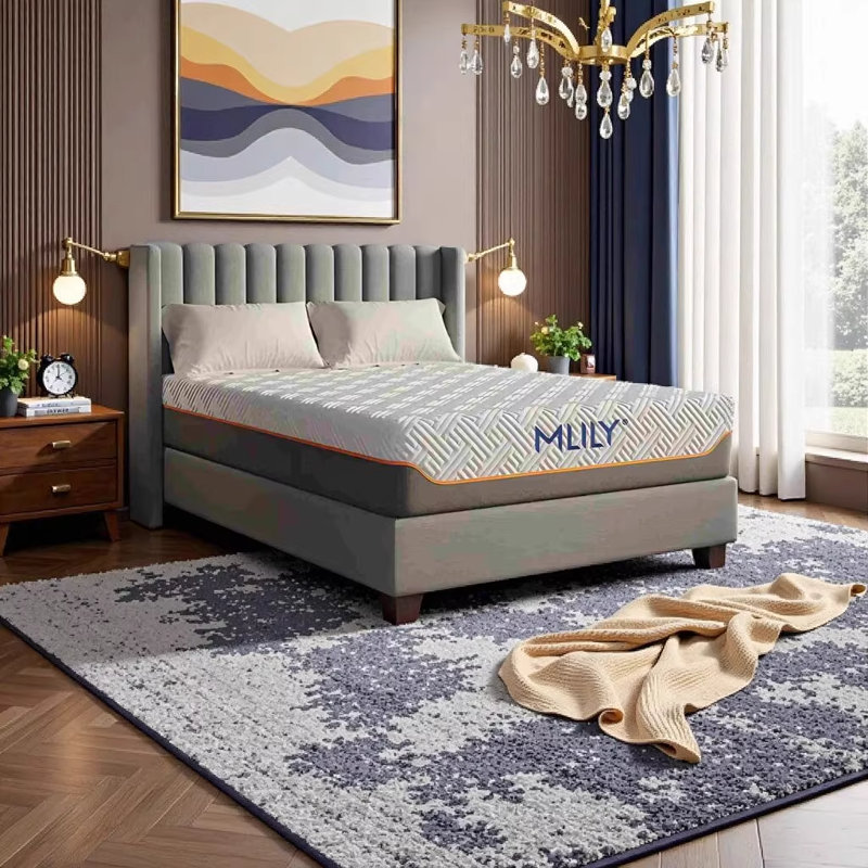 MLILY Fusion Supreme 11.5" Hybrid Luxury King Mattress - Medium Feel for All Sleepers with Cooling Memory Foam and Breathable Cover