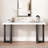 Geometric Design Console Table With Solid Pine Legs,Suitable For Entryway, Hallway, Living Room, Bedroom-460457412-460457414