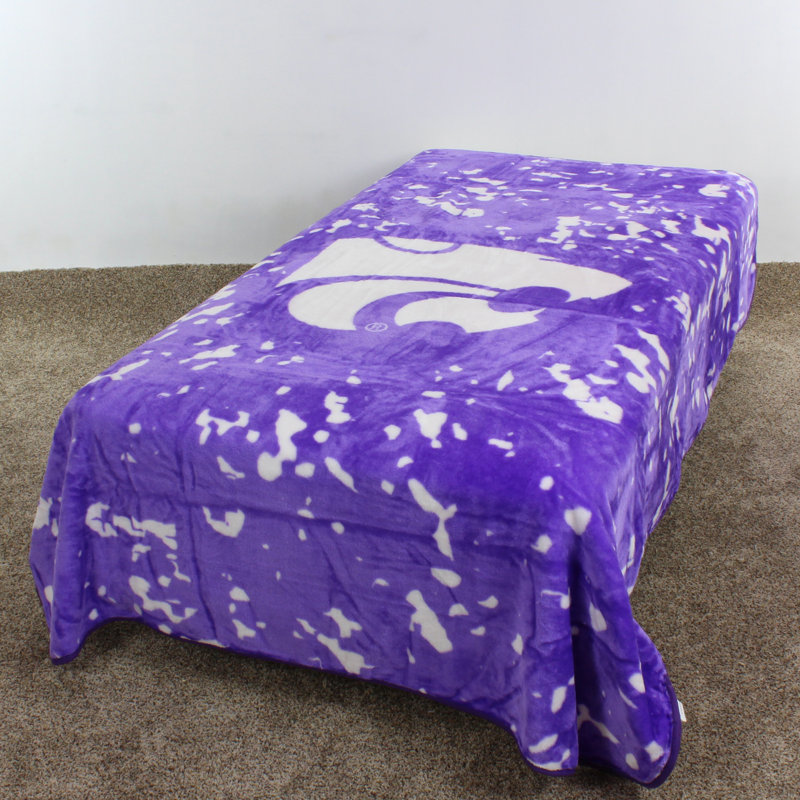 NCAA Knitted Throw Blanket, Kansas State