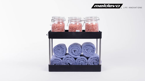 Meldevo Plastic Under Sink Organizer & Reviews