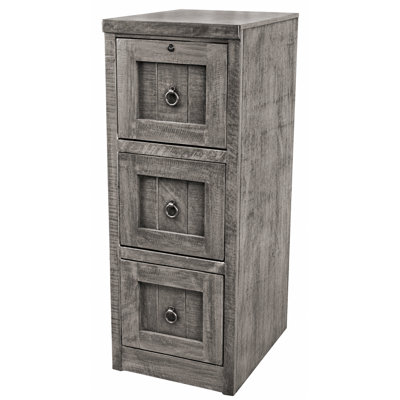 Kayla 17.25'' Wide 3 -Drawer Solid Wood File Cabinet