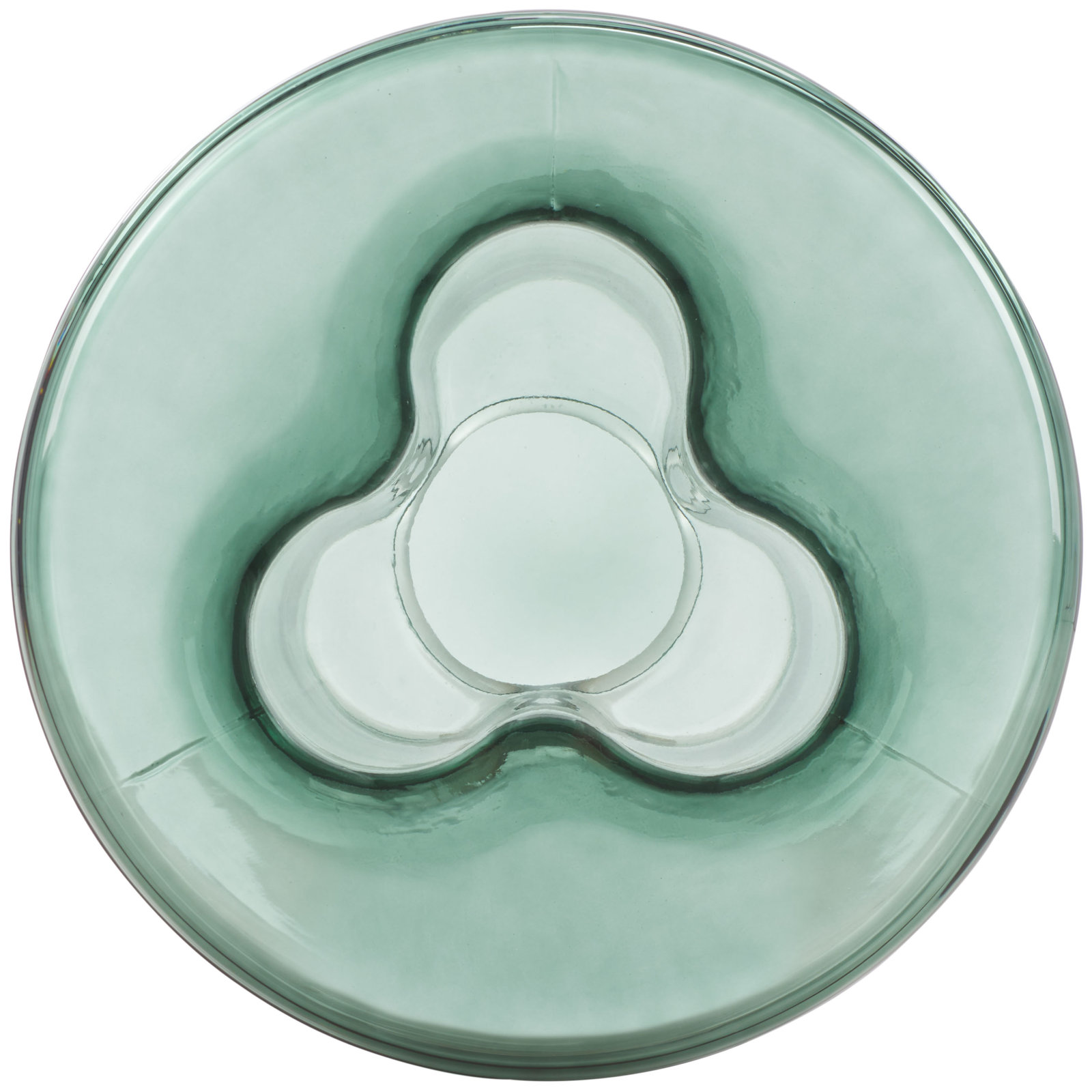 Padraic Glass End Table, Green