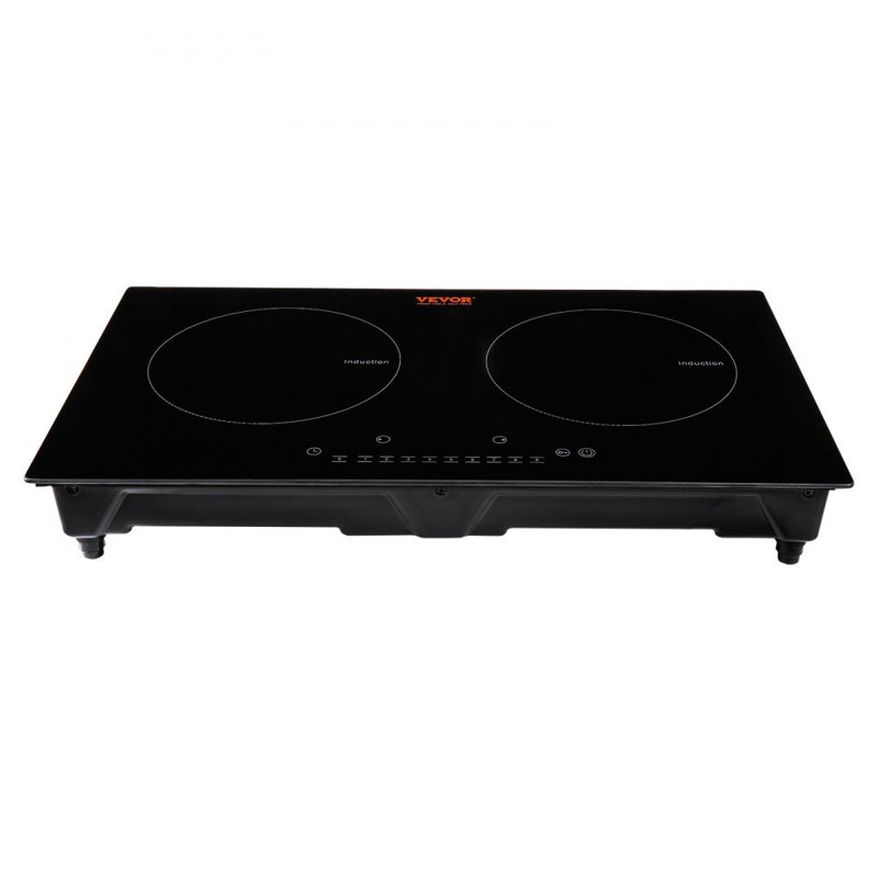 Plaque de cuisson électrique, 2 brûleurs, surface de cuisson à induction 24 po, surface de cuisson magnétique intégrée