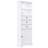 White Tall Storage Cabinet With 3 Drawers And Adjustable Shelves For Bathroom, Study, Office And Interior, MDF Board With Painted Finish-188976868
