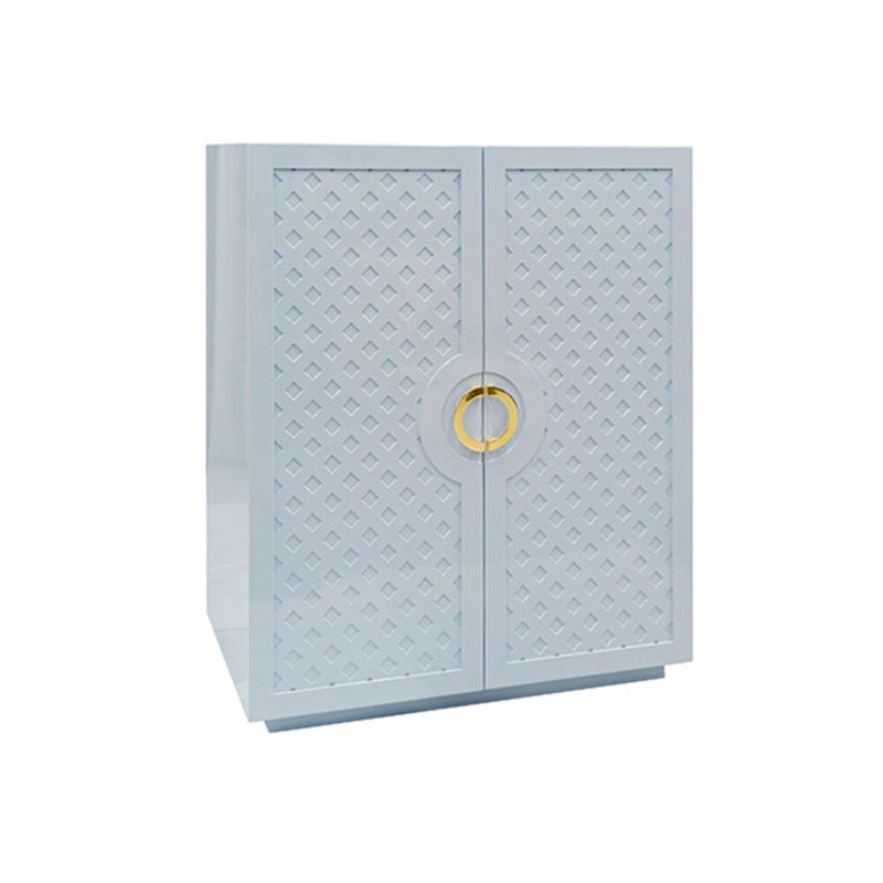 Accent Cabinet, Light Blue
