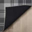 Tapis gris foncé à tissage plat Kehr-88978989