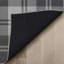 Tapis gris foncé à tissage plat Kehr-88979005
