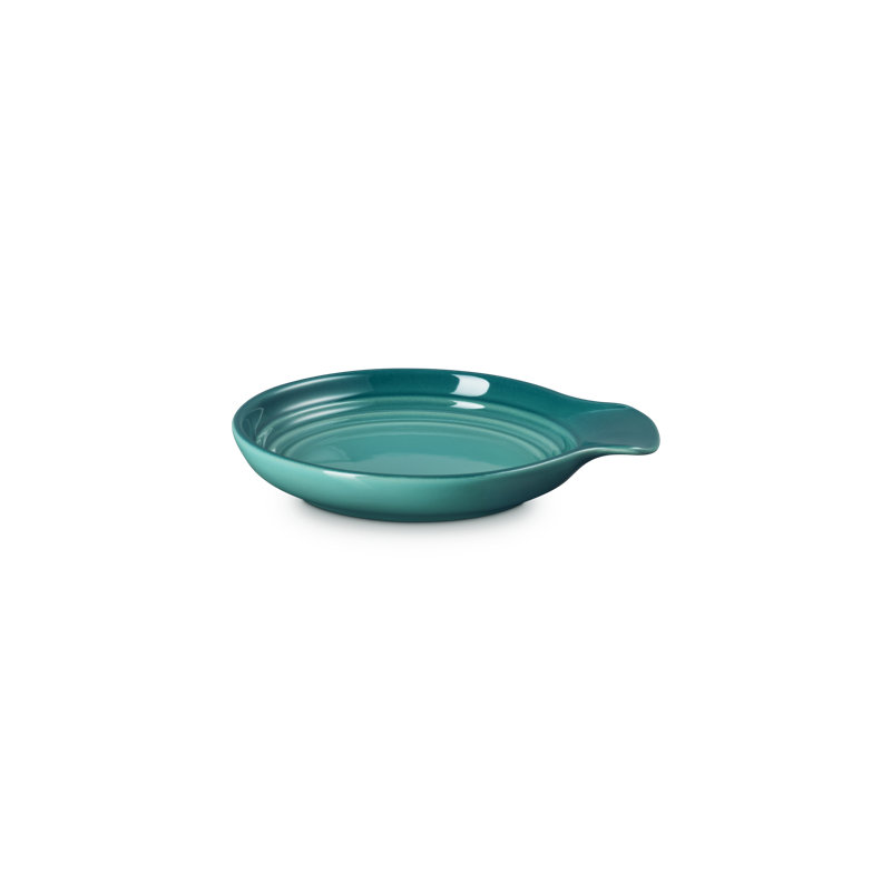 Le Creuset Stoneware Signature Round Spoon Rest, 6 In. - Blue Riviera