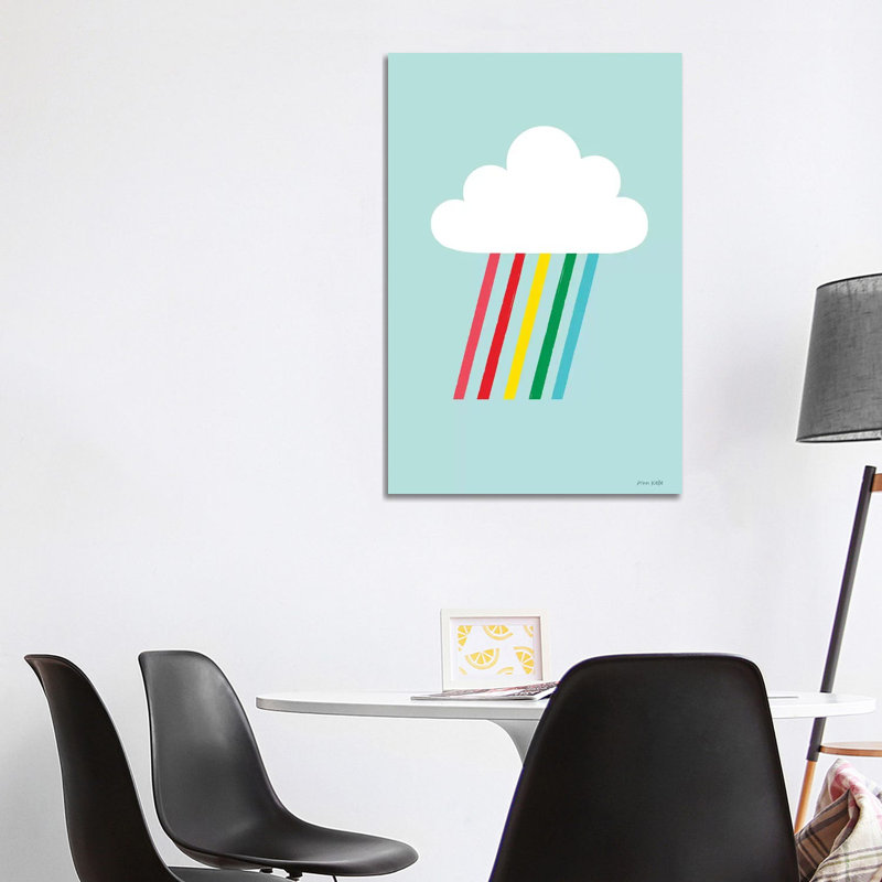 Rainbow Rays II by Ann Kelle - Wrapped Canvas Print, 101.6 cm H x 66.04 cm W x 3.175 cm D