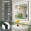 Miroir de salle de bain Tyeishia Matte-436254620