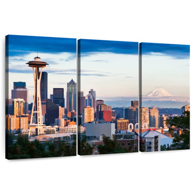 Sireci Seattle Skyline And Mt. Rainier