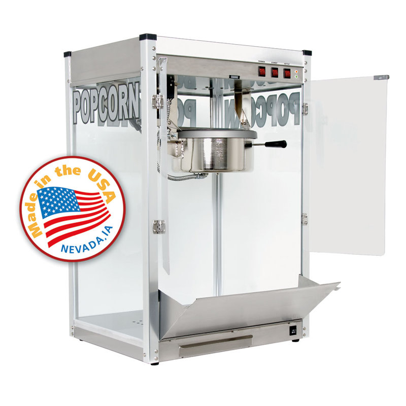 Paragon International Professional Series 12 Oz. Popcorn Oil, Tabletop Popcorn Machine, Popcorn Machine Stand / Cart