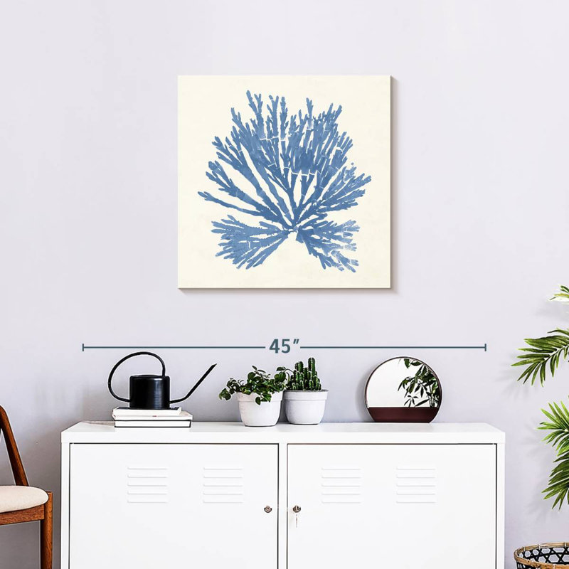 Brampt Pacific Sea Mosses II Light Blue, 24" H x 24" W