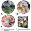 Hydreangea mauve et vert I - imprimé-88542498-88542497