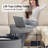 35" Wide Round Ottoman With Storage, Round Storage Ottoman, Tufted Round Ottoman Coffee Table Fabric Round Coffee Table Ottoman With Storage-471797882