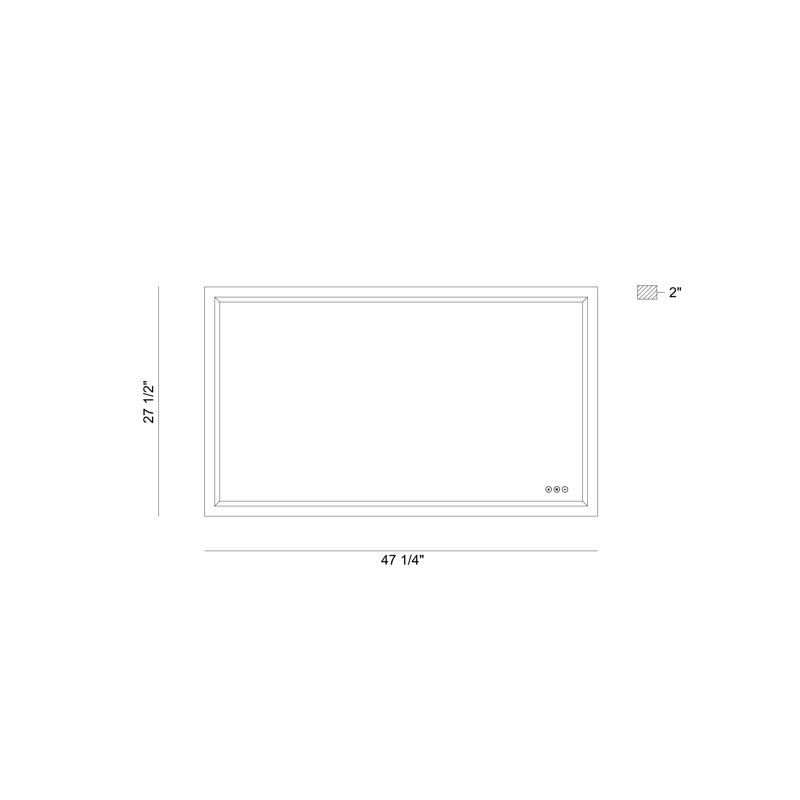 Miroir Eris, 47 po x 28 po