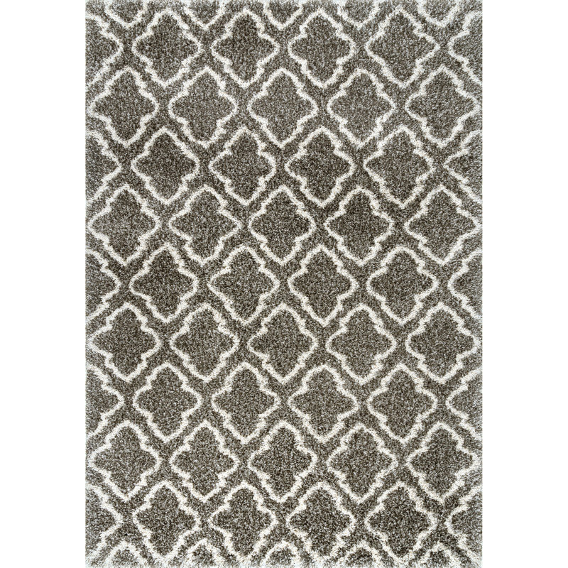 Tapis gris foncé Ramey, Rectangle 5 pi x 8 pi
